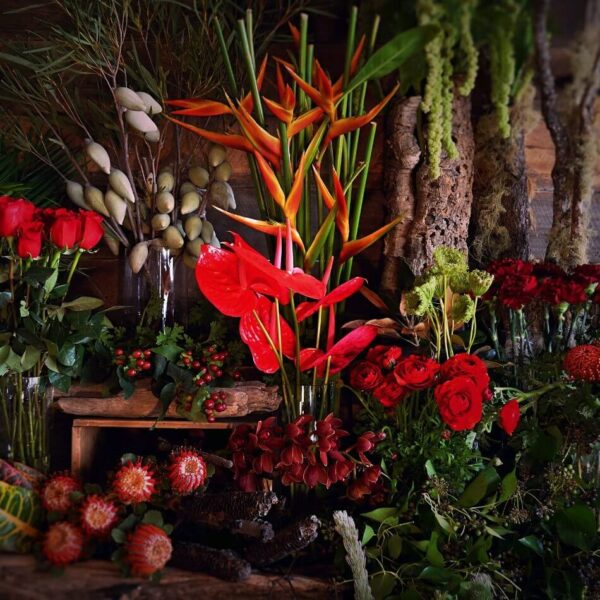 Creatively unique, by stalks & stems - Passionate reds